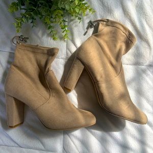 Suede Booties